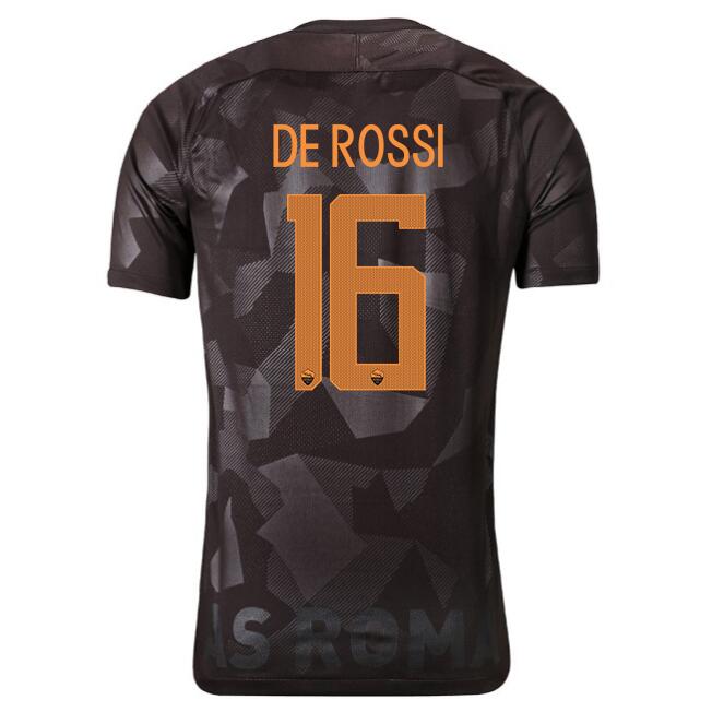 AS Roma Trikot Heim De Rossi 2017-18 Fussballtrikots Günstig